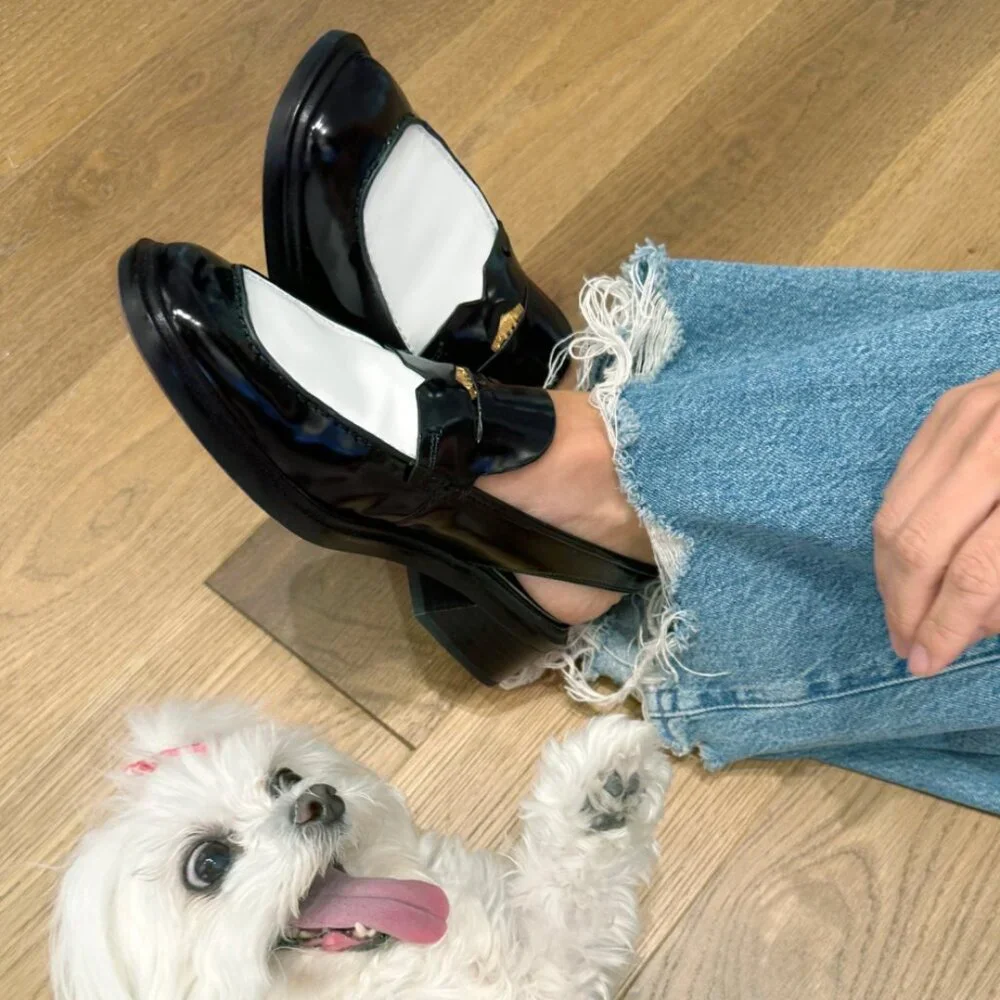 Franco Sarto Giada Slingback Loafer Heel